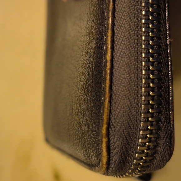 Zip Around Metallic Coach Wallet - Picture 4 of 10